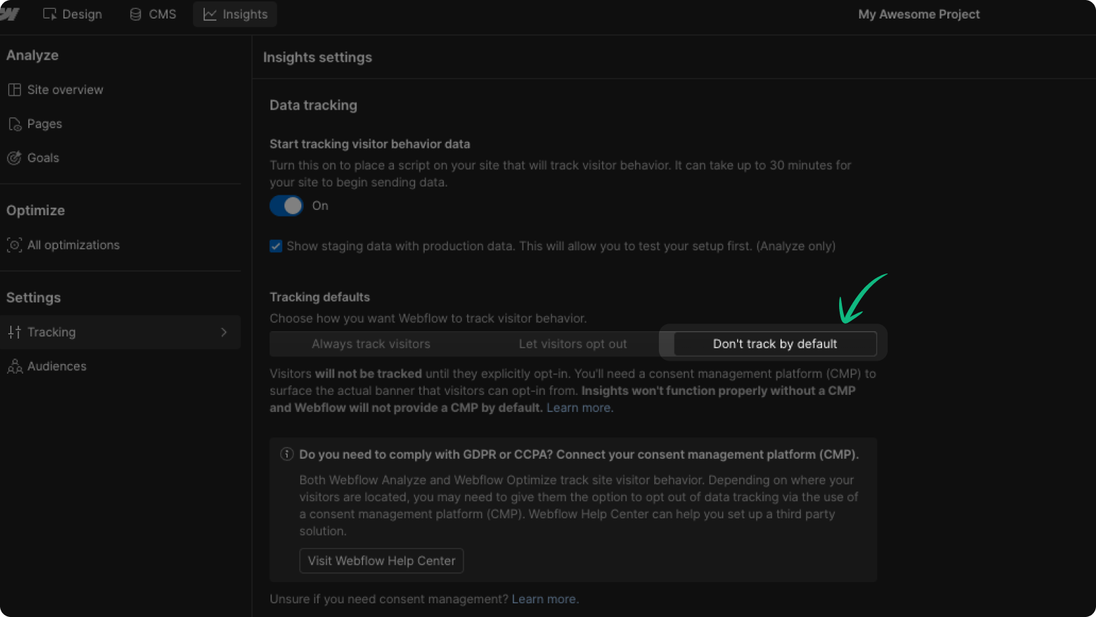 Webflow Insights